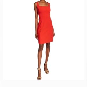 Kobi Halperin Mariola Square-neck Sleeveless Sheath Dress 6